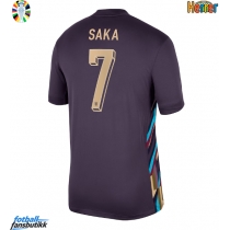 England Bukayo Saka #7 Bortedrakt EM 2024 Kortermet